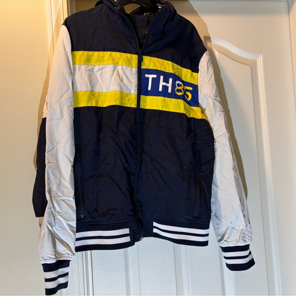 TH85 Navy and Yellow Jacket Hilfiger